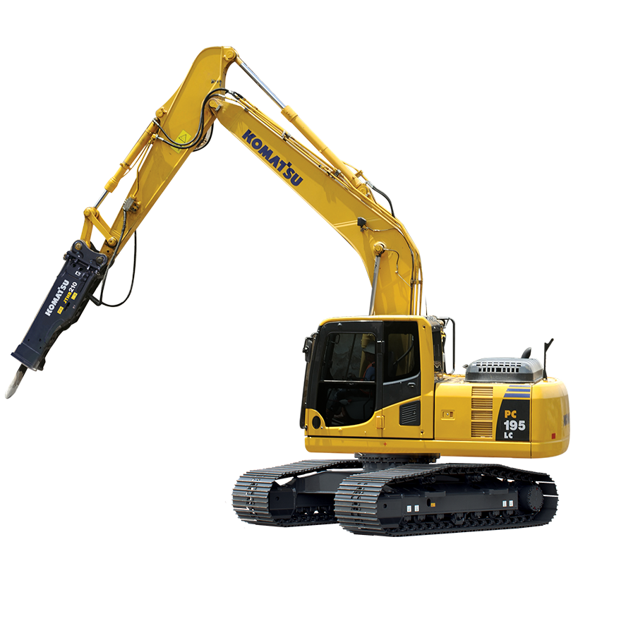 komatsu pc195lc 8 breaker
